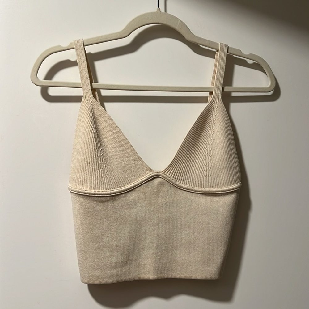 Zara V Neck Crop Top
